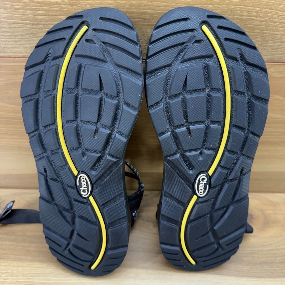 Chaco ZX2 Sport Sandals Womens 9 Black White Trail Outdoor Travel Walking - Picture 9 of 11
